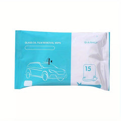 Car Glass Film Removal Wash Wipes - No Windshield Decontamination Needed