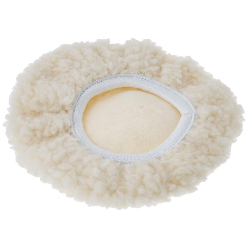 2pcs 7 Inch Synthetic Wool Polishing Bonnets Buffer Pads for Car Polisher