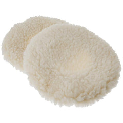 2pcs 7 Inch Synthetic Wool Polishing Bonnets Buffer Pads for Car Polisher