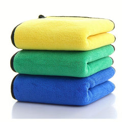 3pcs Microfiber Towels Dual Sided Car Washing Towels 40x29cm