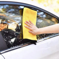 3pcs Thick Microfiber Car Wash Towels Absorbent Scrubbers