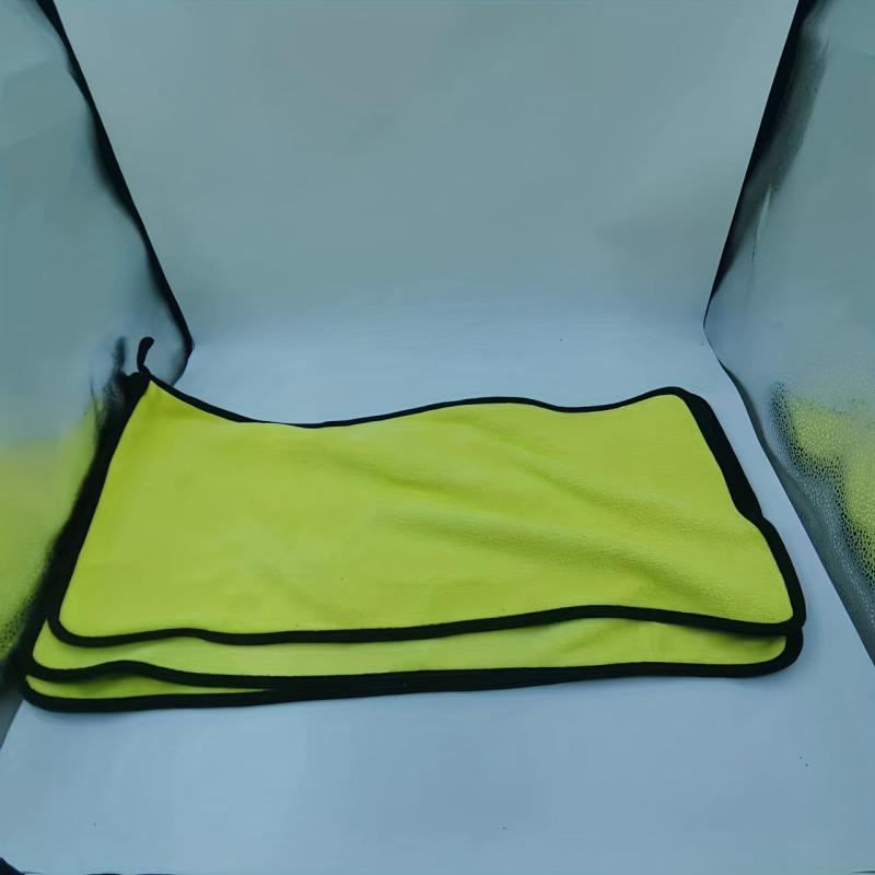 3pcs Thick Microfiber Car Wash Towels Absorbent Scrubbers