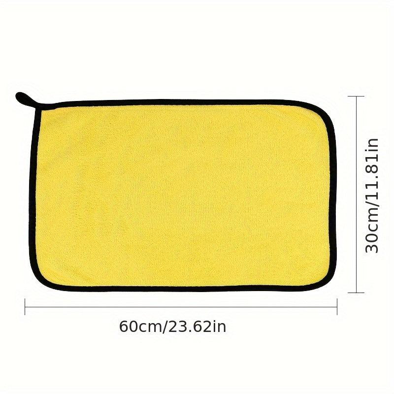 3pcs Car Wash Towel Absorbent Thickened Car Cloth Special Towel Car Towel