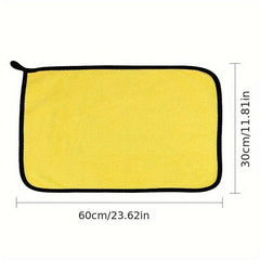 3pcs Car Wash Towel Absorbent Thickened Car Cloth Special Towel Car Towel