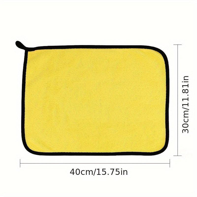 3pcs Car Wash Towel Absorbent Thickened Car Cloth Special Towel Car Towel