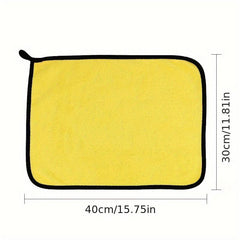 3pcs Car Wash Towel Absorbent Thickened Car Cloth Special Towel Car Towel