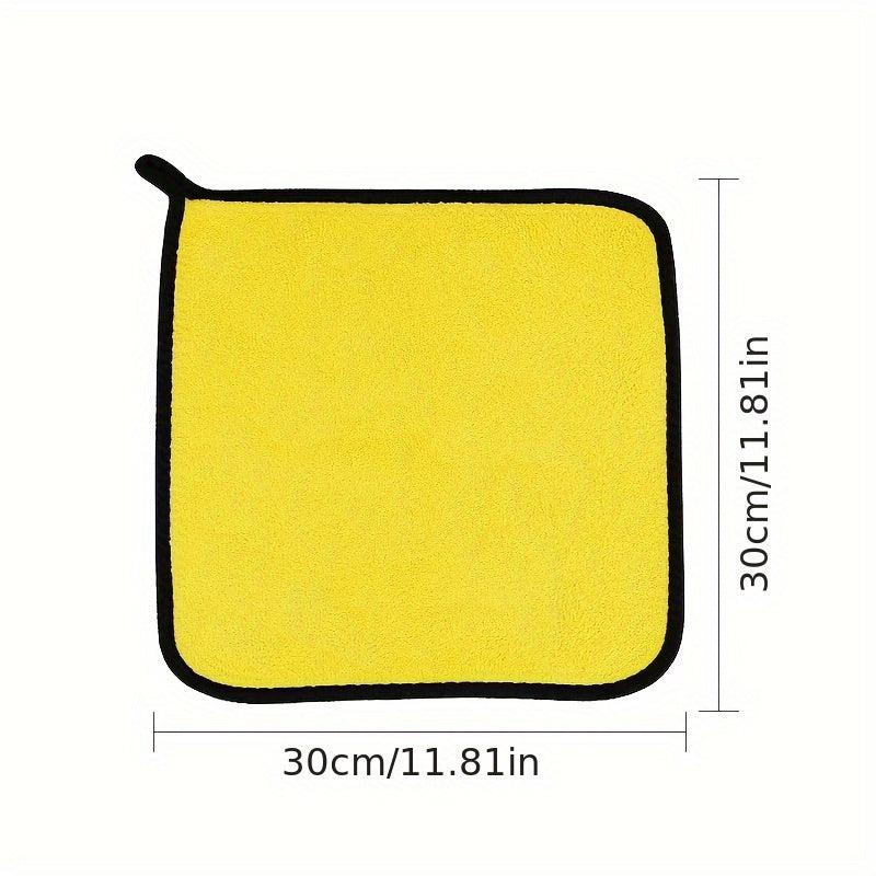 3pcs Car Wash Towel Absorbent Thickened Car Cloth Special Towel Car Towel