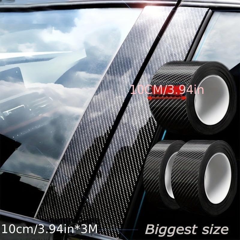 Car Threshold Bar Anti-stepping Sticker 5D Carbon Fiber Pattern