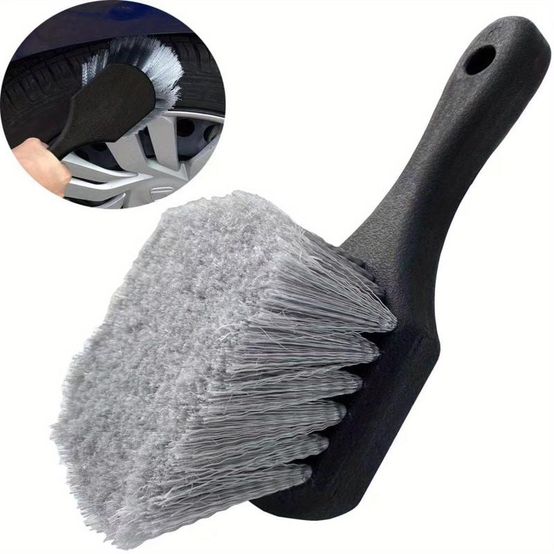 Car Wash Brush for Wheels & Tires - Soft Bristle