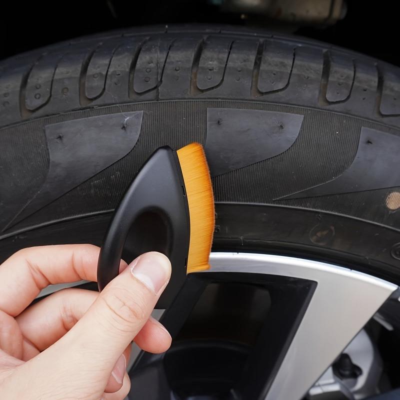 Car Interior Cleaning Brush Tire Gloss Detail Brush Car Wash Tire Cleaning Agent