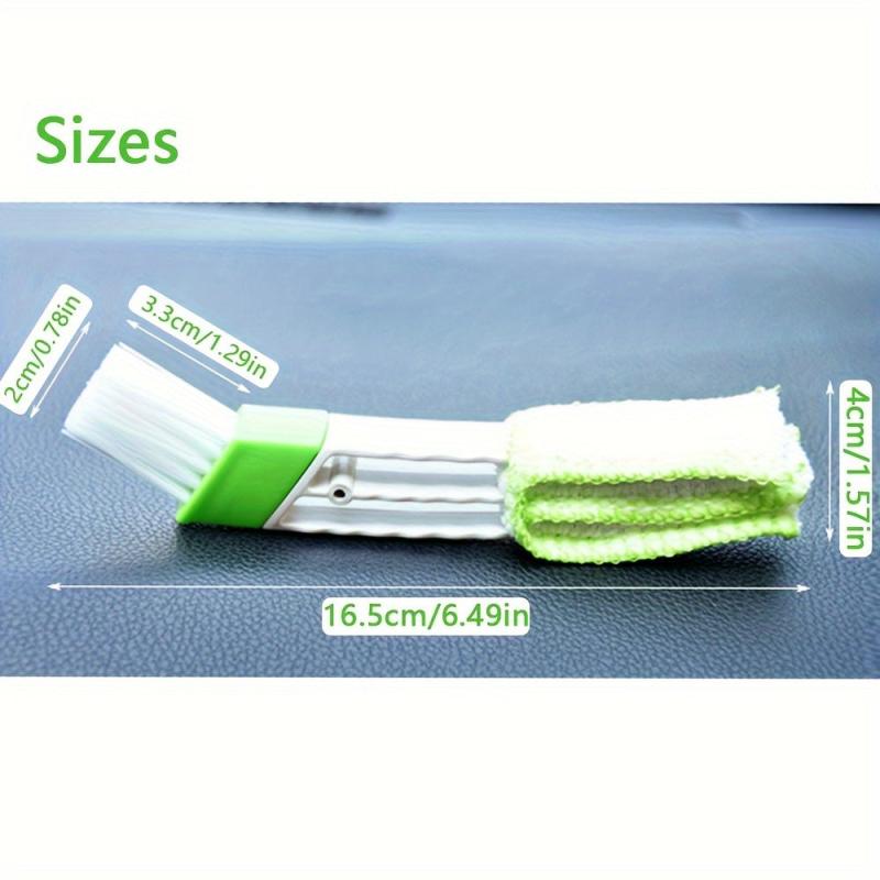 Car AC Vent Brush Dual Head Tool Car Interior Dusting Cleaner