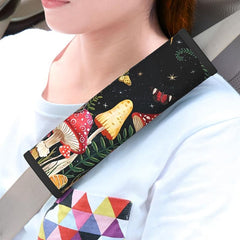 Mushroom Car Seat Belt Cover Soft Shoulder Protector Pad