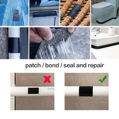 Waterproof PVC Pipe Tape Stop Leaks Seal Repairs Self Fix Adhesive Duct Tape