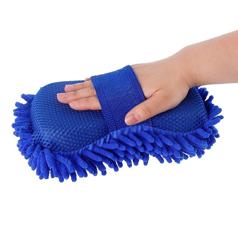Gentle Coral Velvet Car Wash Sponge - Ideal for Car Detailing