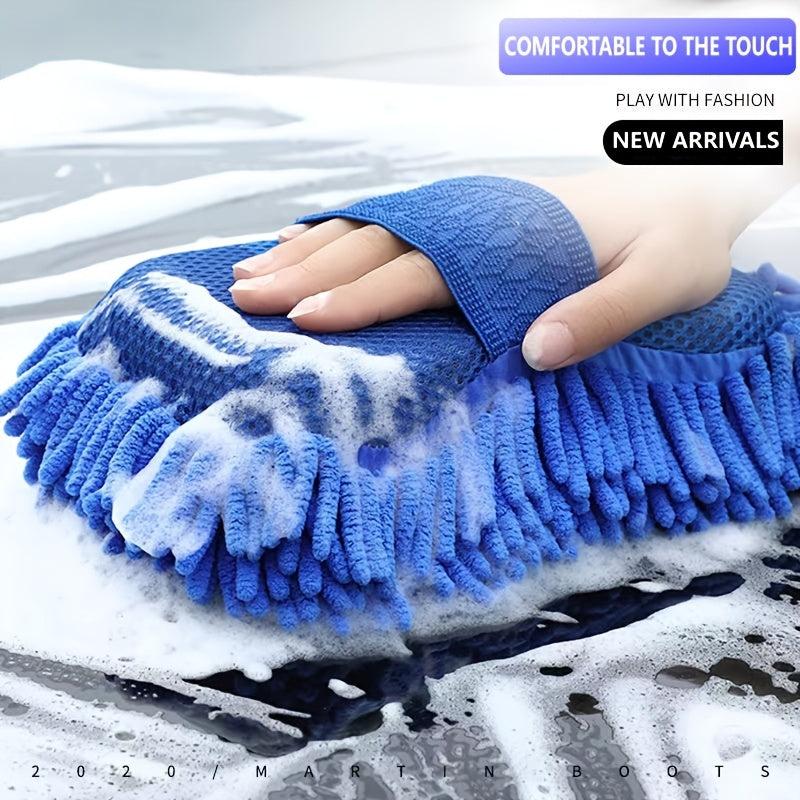 Gentle Coral Velvet Car Wash Sponge - Ideal for Car Detailing