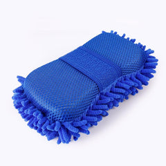 Gentle Coral Velvet Car Wash Sponge - Ideal for Car Detailing