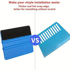 3pcs Car Window Film Tinting Tools Vinyl Wrap Kit Auto Window Tint Tool Kit