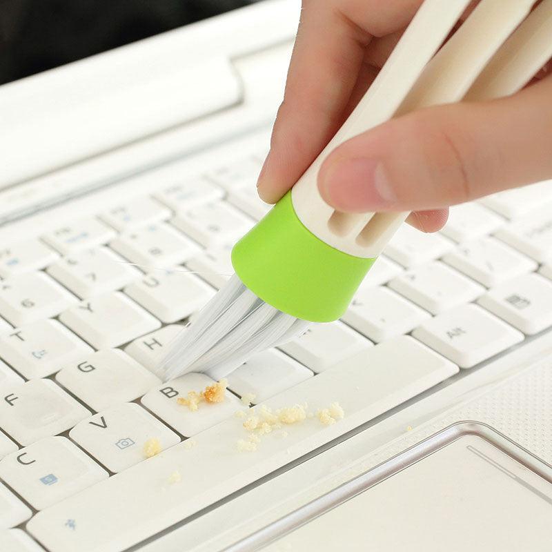 Car Air Conditioner Outlet Cleaning Brush 2 In 1 Dust Remover Grille Cleaner
