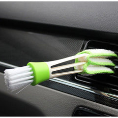 Car Air Conditioner Outlet Cleaning Brush 2 In 1 Dust Remover Grille Cleaner