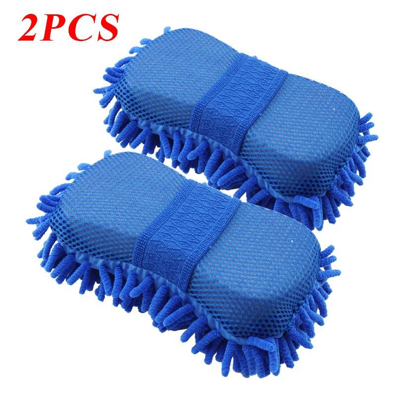 2Pcs Coral Sponge Car Wash Kit - Double Cleaning Power