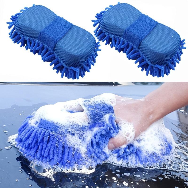 2Pcs Coral Sponge Car Wash Kit - Double Cleaning Power