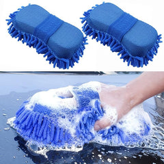 2Pcs Coral Sponge Car Wash Kit - Double Cleaning Power