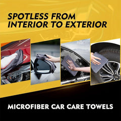 Grey Car Wash Large Towel Absorbent Microfiber Cloth