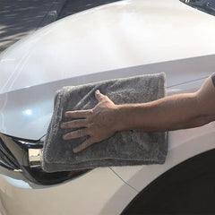 Grey Car Wash Large Towel Absorbent Microfiber Cloth