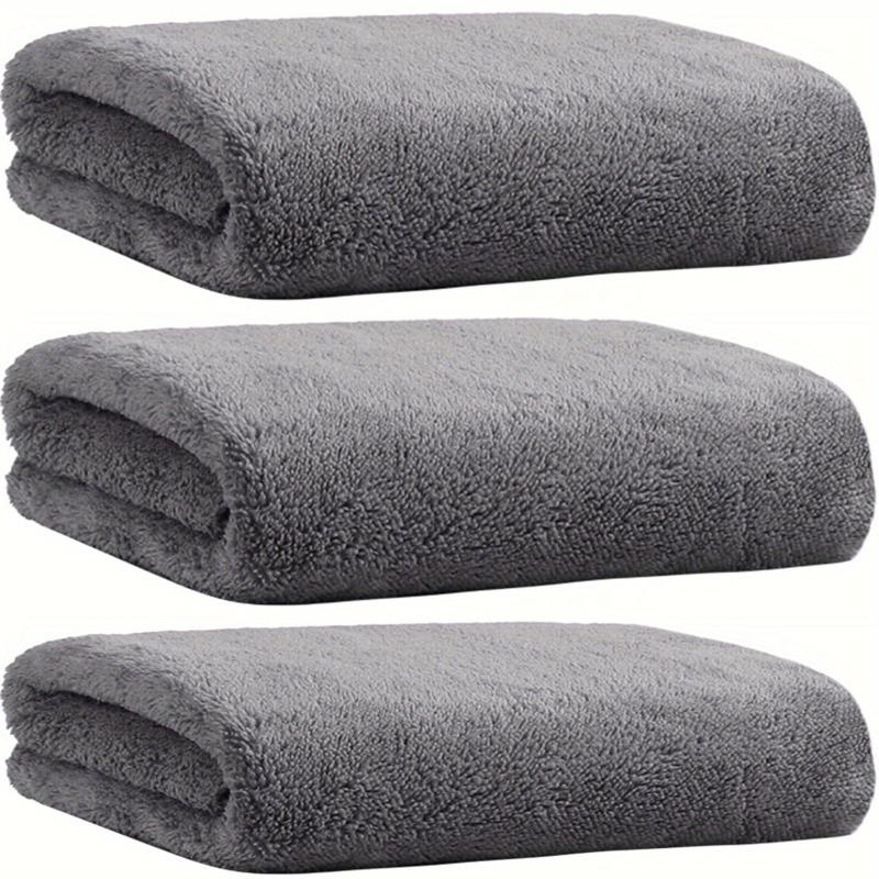 Grey Car Wash Large Towel Absorbent Microfiber Cloth