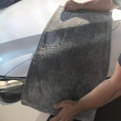 Grey Car Wash Large Towel Absorbent Microfiber Cloth