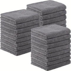 Grey Car Wash Large Towel Absorbent Microfiber Cloth
