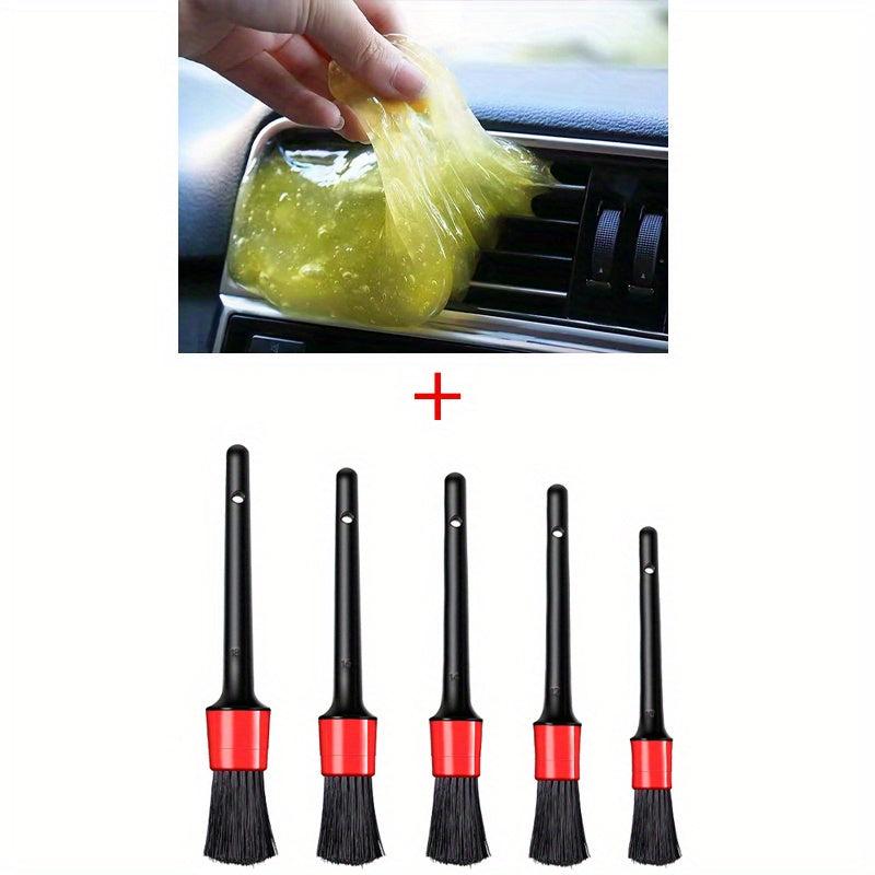 5pcs Detailing Brush Set for Car Interior Gap Cleaning