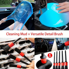 5pcs Detailing Brush Set for Car Interior Gap Cleaning