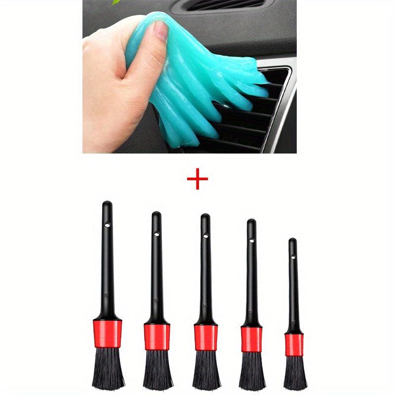 5pcs Detailing Brush Set for Car Interior Gap Cleaning