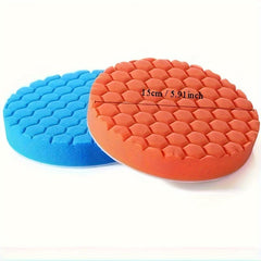 5pcs Polishing Sponge Waxing Drill Polishing Pad, Car Boat Polisher 15