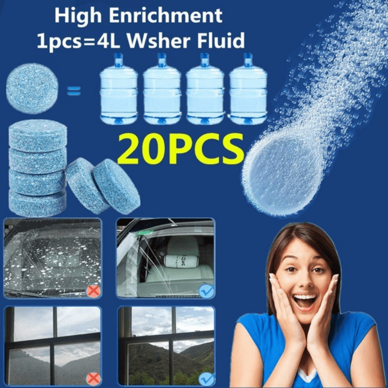 4L Anti Fog Agent Window Wiper with Cleaning Pad