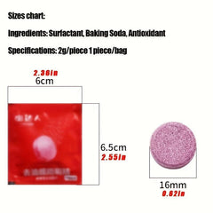 Effervescent Tablets Car Windscreen Wiper Cleaning Solid Cleaner