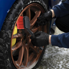 Car Wash Brush Long Handle Wheel Cleaner Tool for Trucks RVs