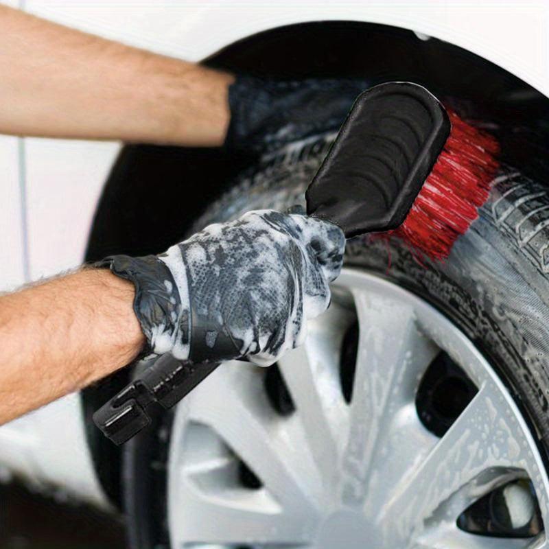 Car Wash Brush Long Handle Wheel Cleaner Tool for Trucks RVs