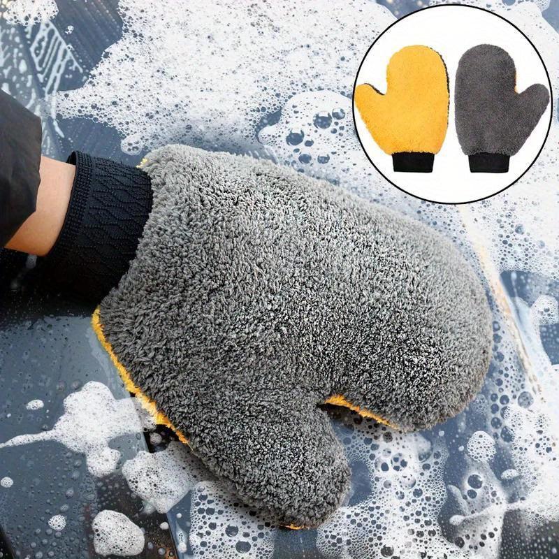 Soft Car Washing Glove Microfiber Drying Cloth