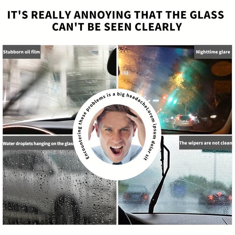 Auto Glass Cleaning Cream - Anti Rain & Anti Fog Film - Perfect Visibility