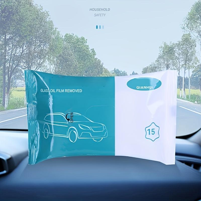 Car Glass Removal Film Wipes Window Stains Cleaning Wipes