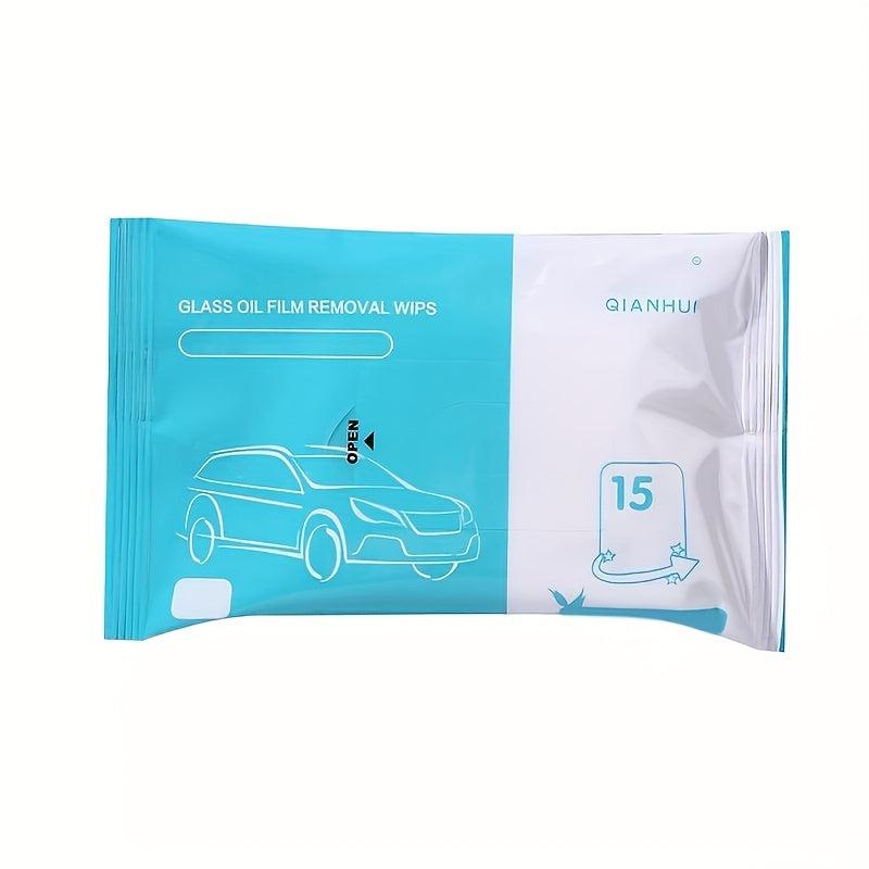 Car Glass Removal Film Wipes Window Stains Cleaning Wipes