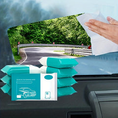 Car Glass Removal Film Wipes Window Stains Cleaning Wipes