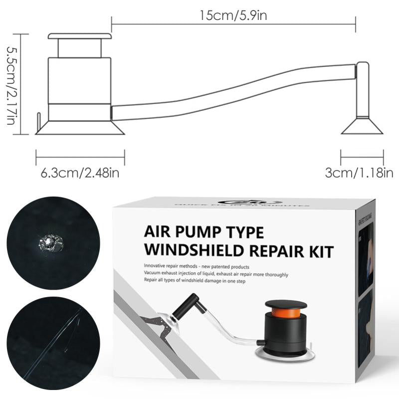 Windshield Repair Kit Glass Crack Repair Tool Set