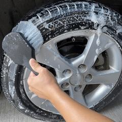 Car Wheel Cleaning Brush Short Handle Tire Rim Washing Brush