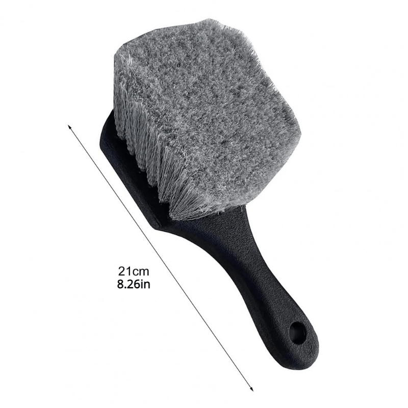 Car Wheel Cleaning Brush Short Handle Tire Rim Washing Brush
