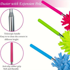 Microfiber Duster Brush Extendable Hand Dust Cleaner Anti Dusting Brush