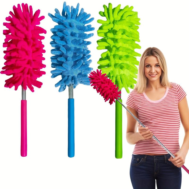 Microfiber Duster Brush Extendable Hand Dust Cleaner Anti Dusting Brush