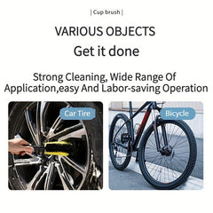 Car Wash Hub Brush Tire Cleaning Tool